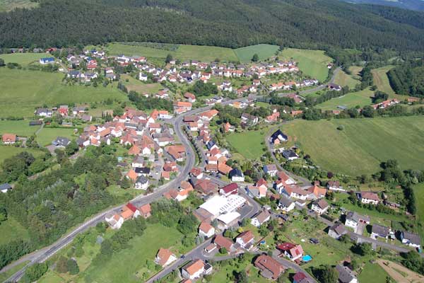 Luftbild Herfa, Foto: Dennis Schmelz